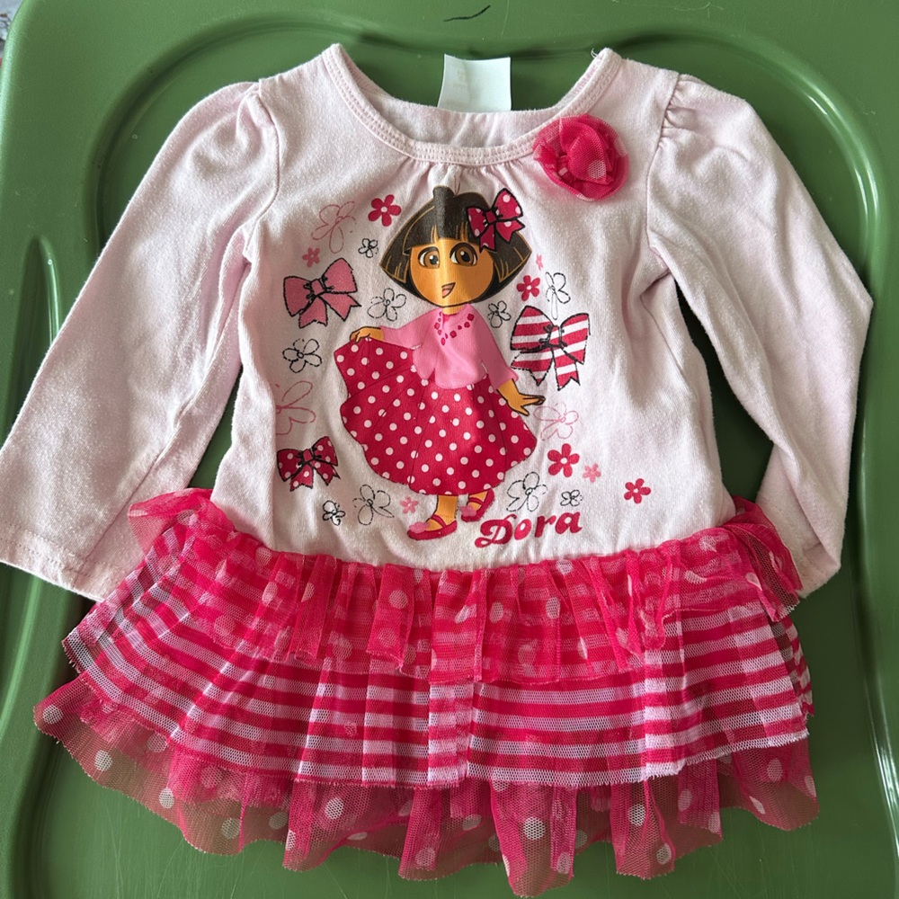 Nickelodeon Y2K Pink Dora Top 18M